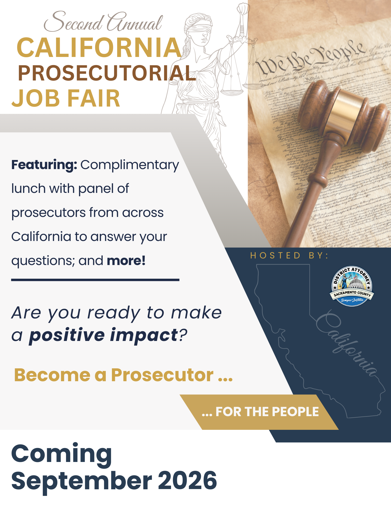 picture of a flyer of the job fair